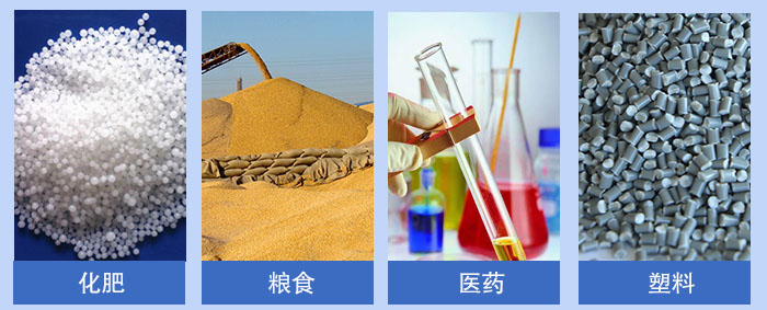 多層直線振動(dòng)篩應(yīng)用廣泛：適用于對粉狀，顆粒狀物料的篩選和分級如：化肥，糧食，醫(yī)藥，塑料等。